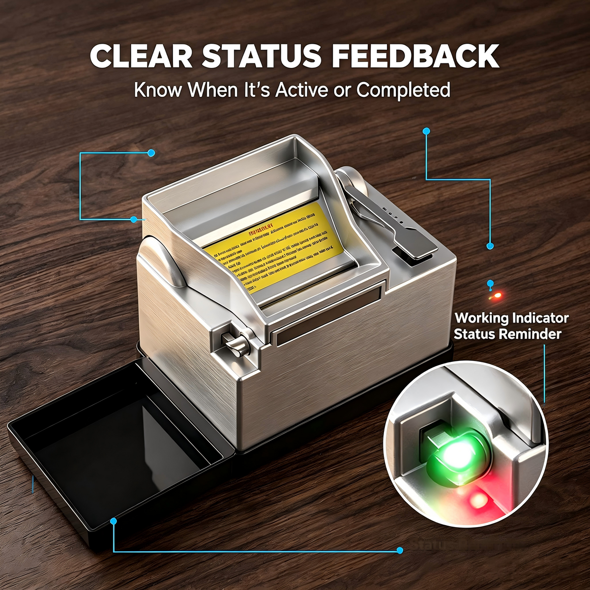 Cigarette Machine , 8.0mm/6.5mm Cigarette Accessories Stainless Steel Cigarette Accessories Men's Gift