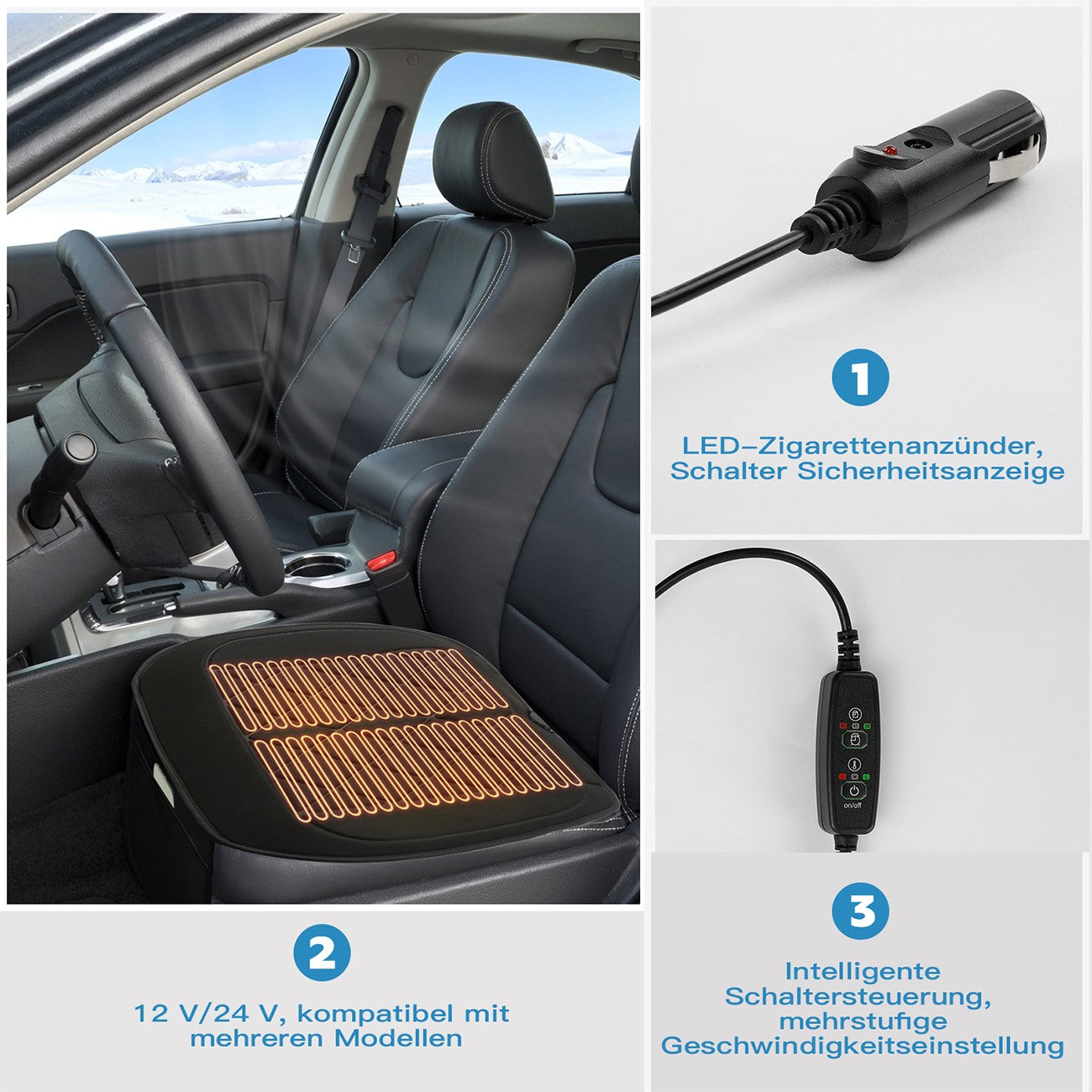 Professional General Purpose car seat cover Detachable and Easy to Install Suitable for All Types of Vehicles