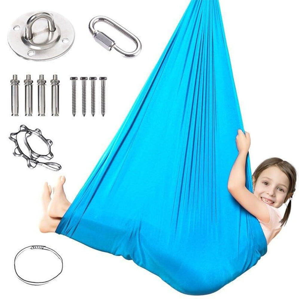 Sensory Swing - With 360° Hardware Indoor Swing For Kids Holds Up To 220lbs For Children With Autism, Adhd, Asperger, Sensory Integration