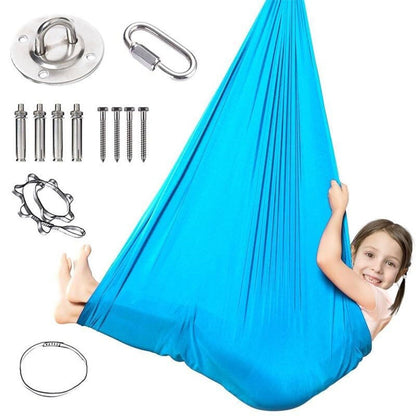 Sensory Swing - With 360° Hardware Indoor Swing For Kids Holds Up To 220lbs For Children With Autism, Adhd, Asperger, Sensory Integration
