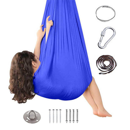 Sensory Swing - With 360° Hardware Indoor Swing For Kids Holds Up To 220lbs For Children With Autism, Adhd, Asperger, Sensory Integration