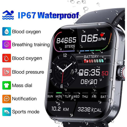 Reloj Para Medir La Glucosa De DiabéTicos ， Heart Rate Sleep Smart Watch Blood Pressure for Women