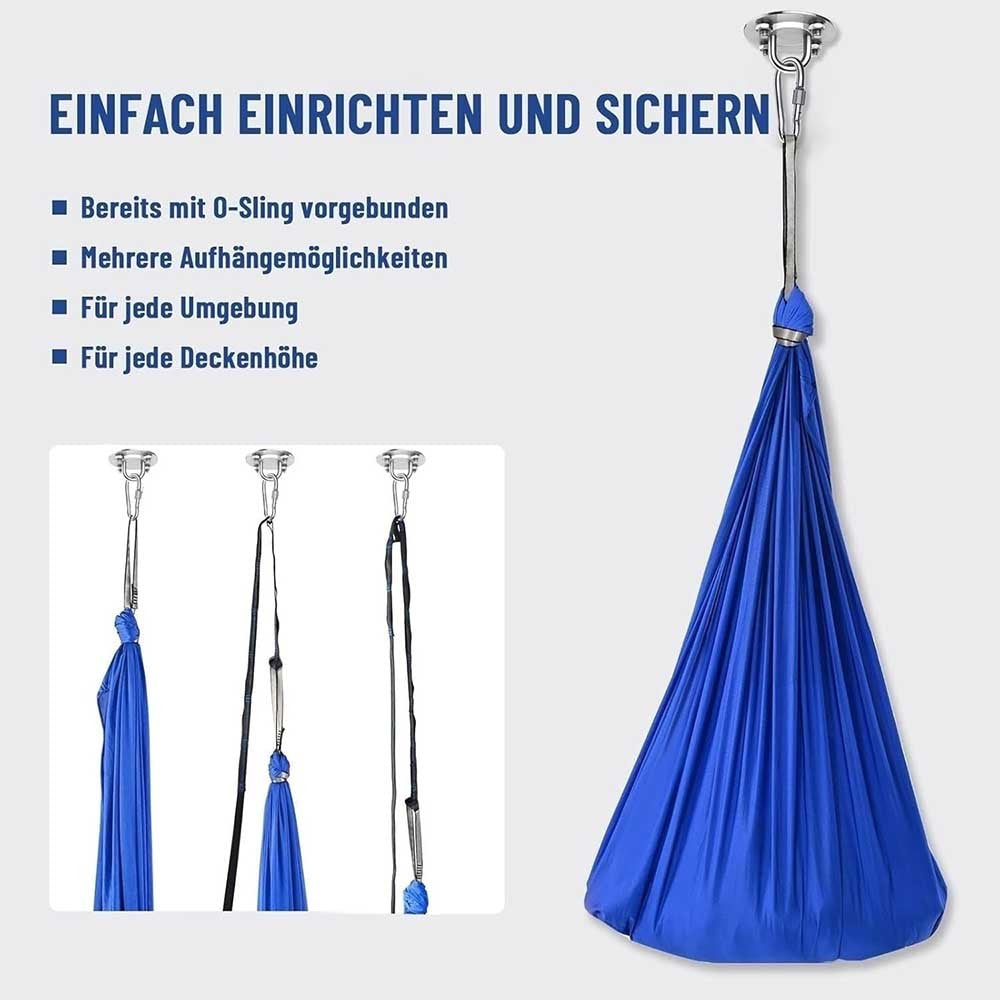Sensory Swing - With 360° Hardware Indoor Swing For Kids Holds Up To 220lbs For Children With Autism, Adhd, Asperger, Sensory Integration