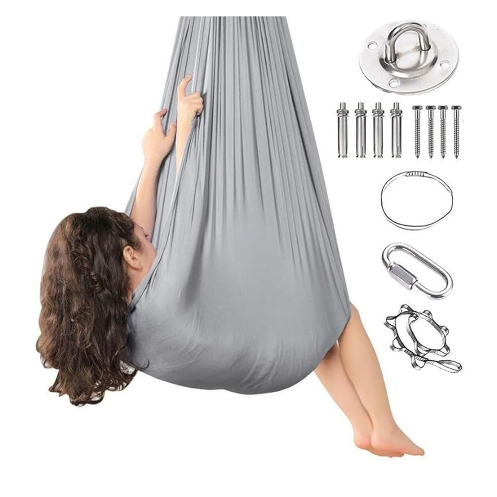 Sensory Swing - With 360° Hardware Indoor Swing For Kids Holds Up To 220lbs For Children With Autism, Adhd, Asperger, Sensory Integration