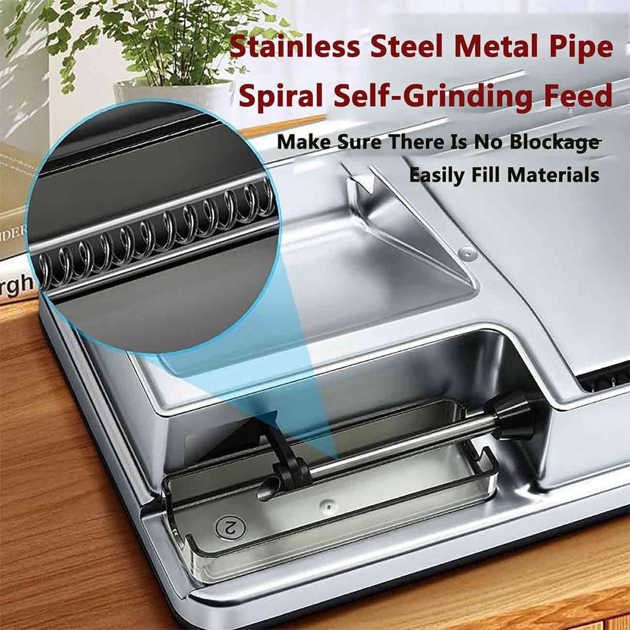 Portable Fast Tamping Machine with 8.0mm/6.5mm Size, Durable Hand Tamping Machine Perfect Gift for Dad -HHN