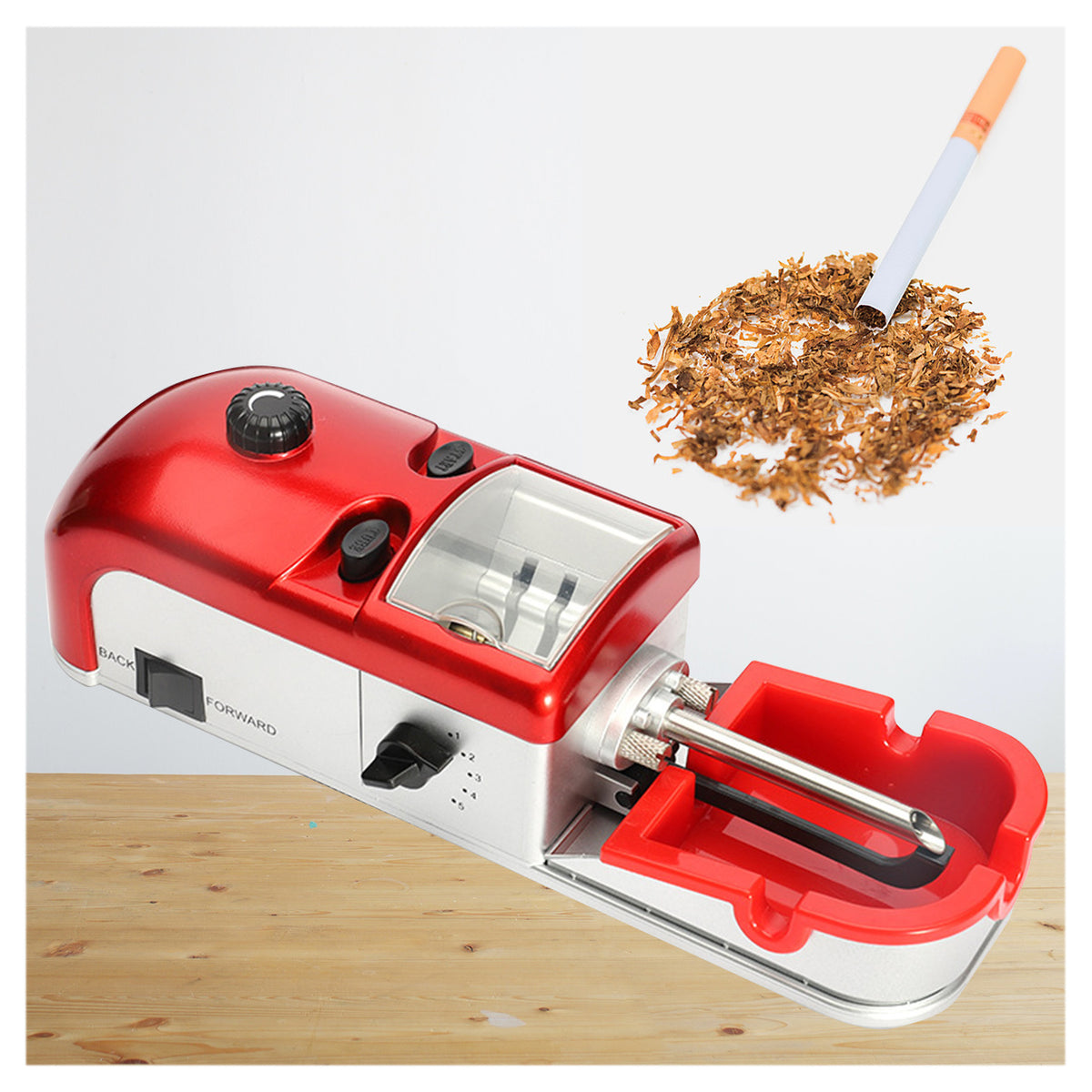 Cigarette Filling Machine , 8.0mm/6.5mm  Stainless Steel Cigarette Rolling Machine Father's Gift