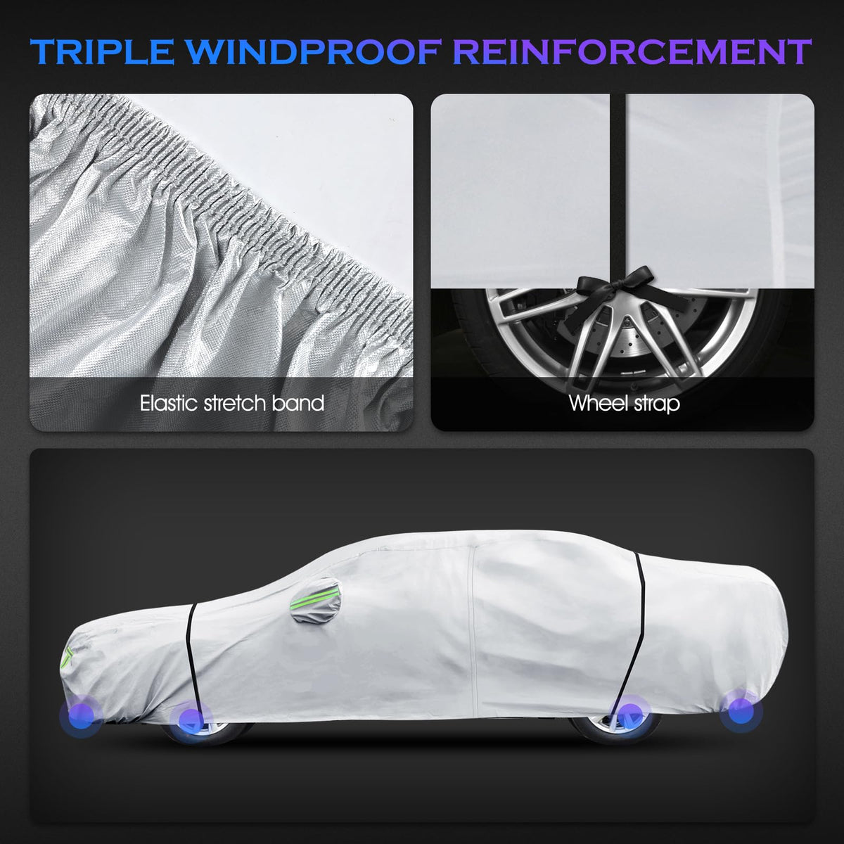 Ford Series Custom Fit Car Cover, Waterproof All WeatherFull Cover, UV & Dust Protection for Ford Vehicles